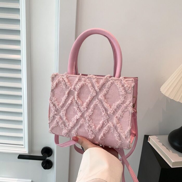 Ladies Denim Style Bag - Image 4