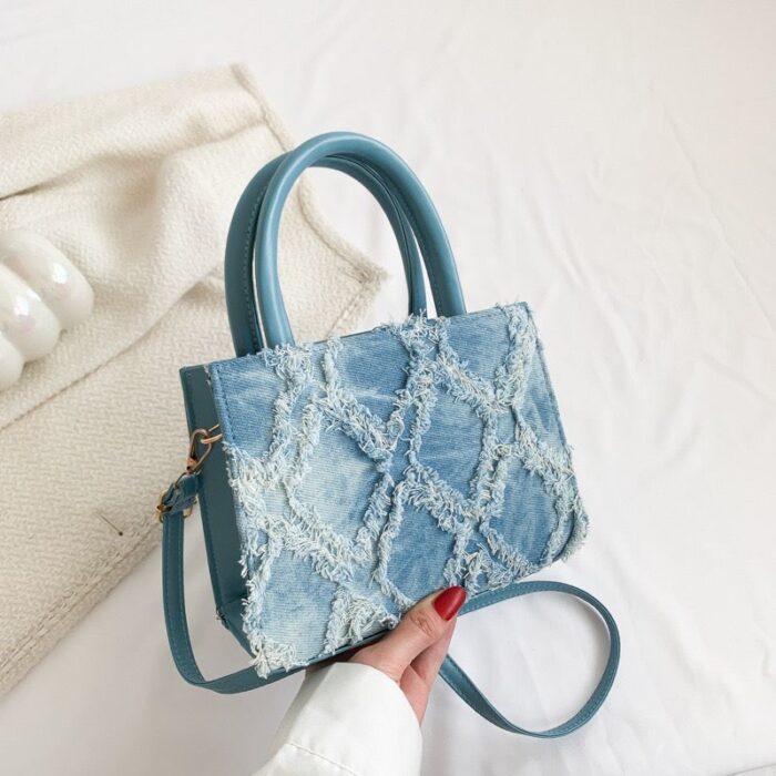 Ladies Denim Style Bag - Image 2