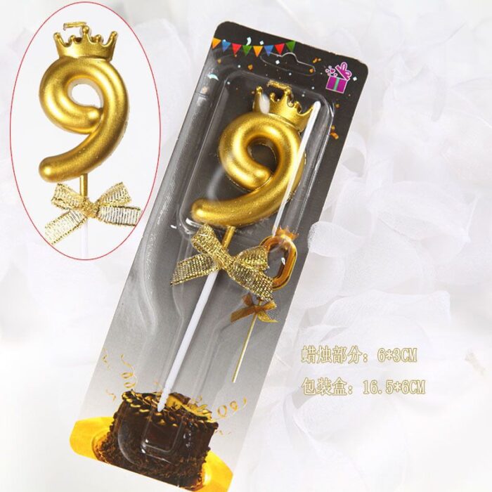 Number Cake Candle (0-9) - Image 1