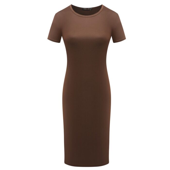 Midi Bodycon Dress Women - Image 7