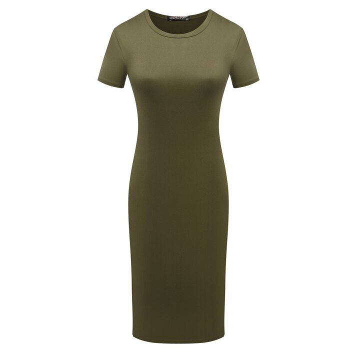 Midi Bodycon Dress Women - Image 5