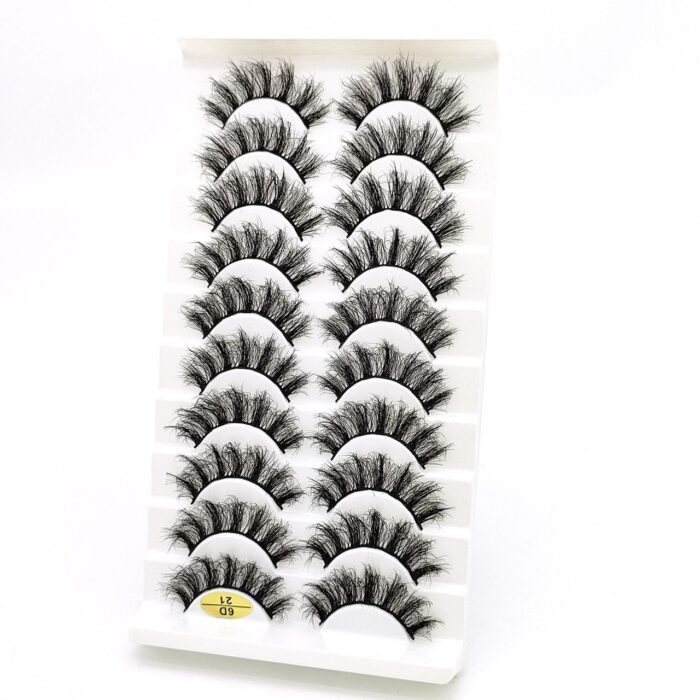 Artificial Eyelashes 10 Pair - Image 5