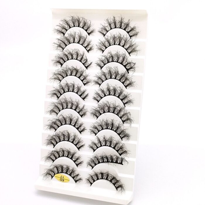 Artificial Eyelashes 10 Pair - Image 3
