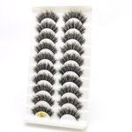 Artificial Eyelashes 10 Pair - Image 2
