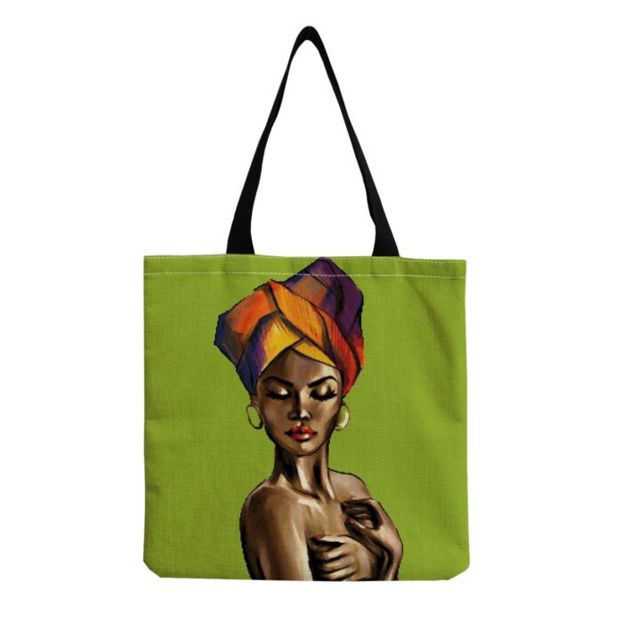 African Woman Tote Bag - Image 5