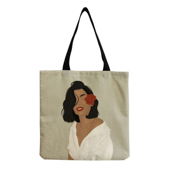 African Woman Tote Bag - Image 6