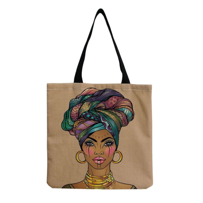 African Woman Tote Bag - Image 11