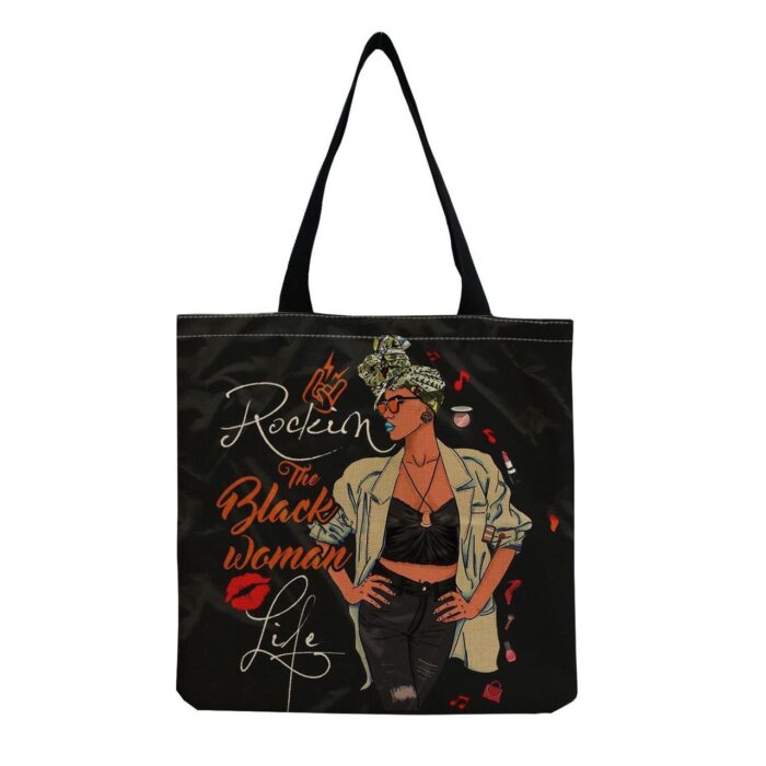 African Woman Tote Bag - Image 12