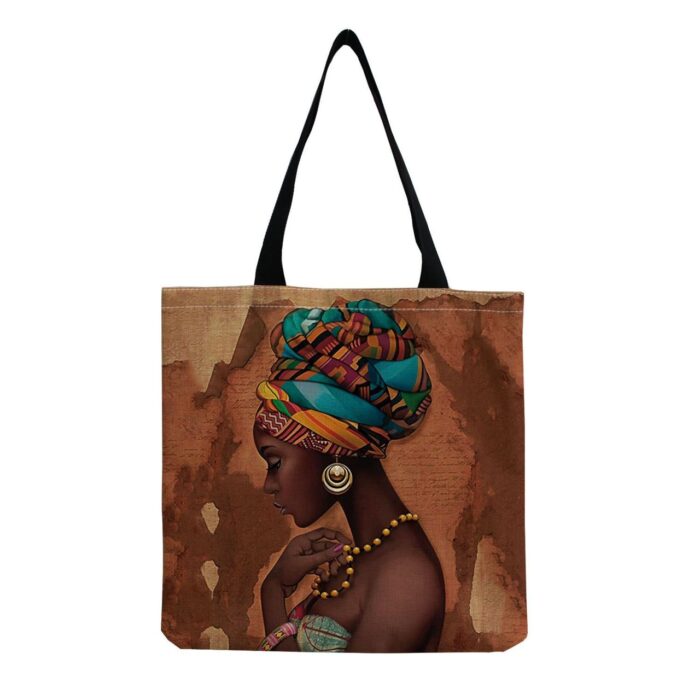 African Woman Tote Bag - Image 14