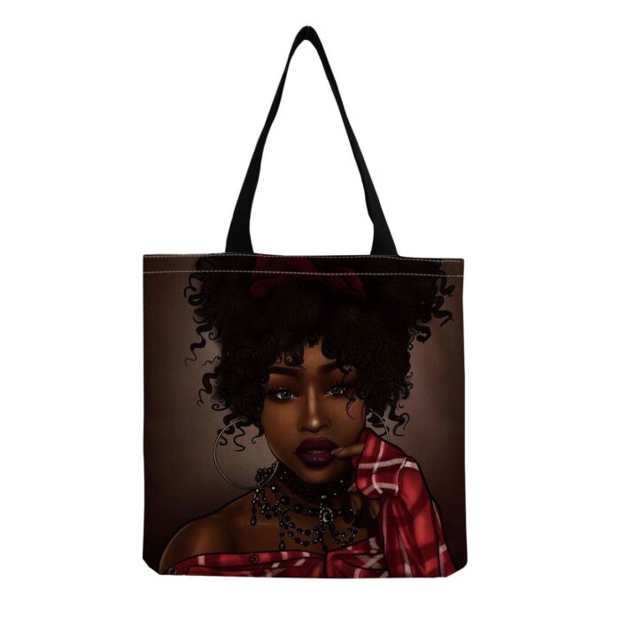 African Woman Tote Bag - Image 18