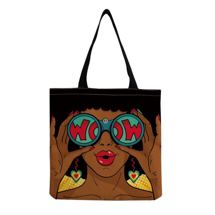 African Woman Tote Bag - Image 19