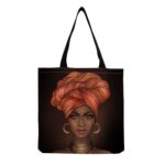 African Woman Tote Bag - Image 21