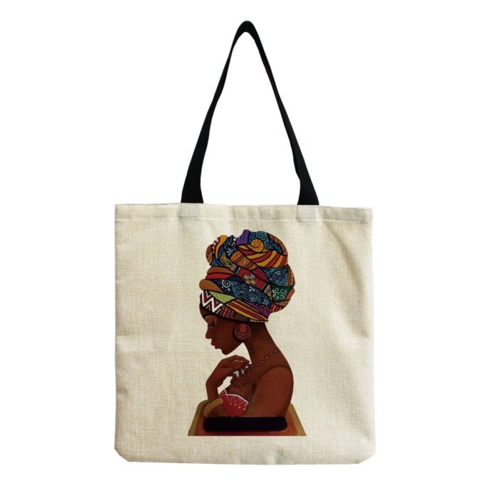 African Woman Tote Bag - Image 22