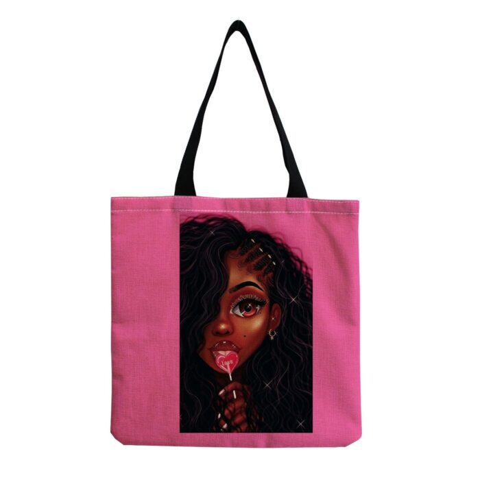 African Woman Tote Bag - Image 28