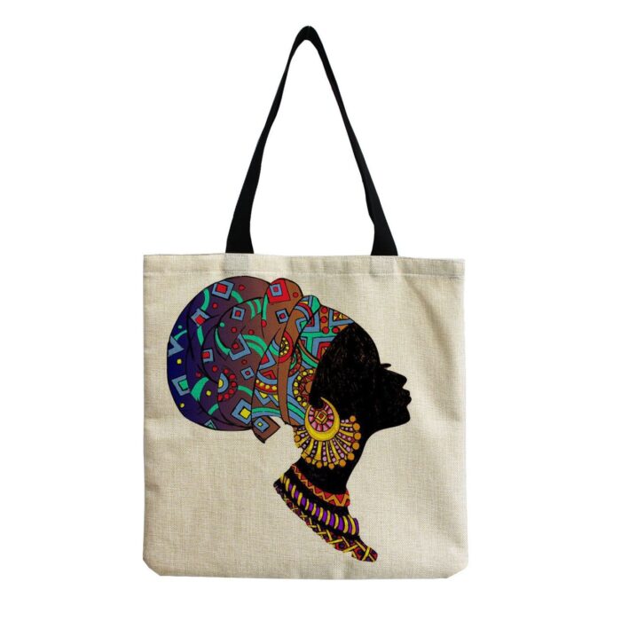 African Woman Tote Bag - Image 29