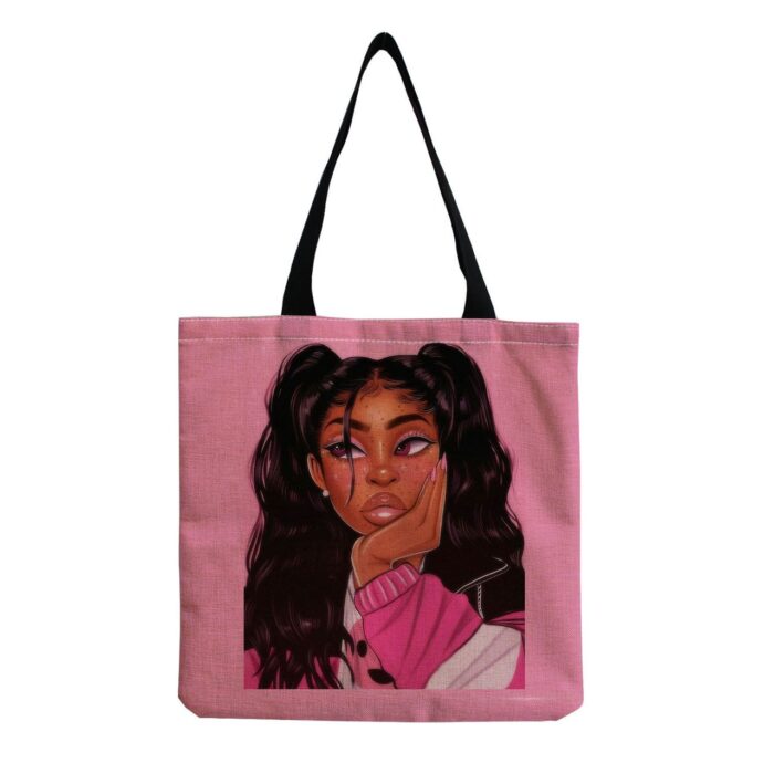 African Woman Tote Bag - Image 30