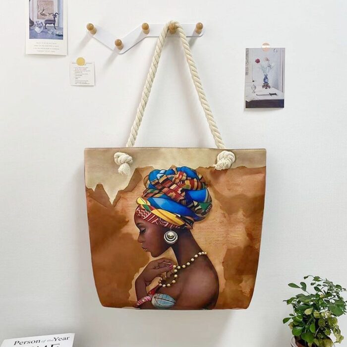 African Print Tote Bag (Big) - Image 1
