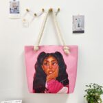 African Print Tote Bag (Big) - Image 7