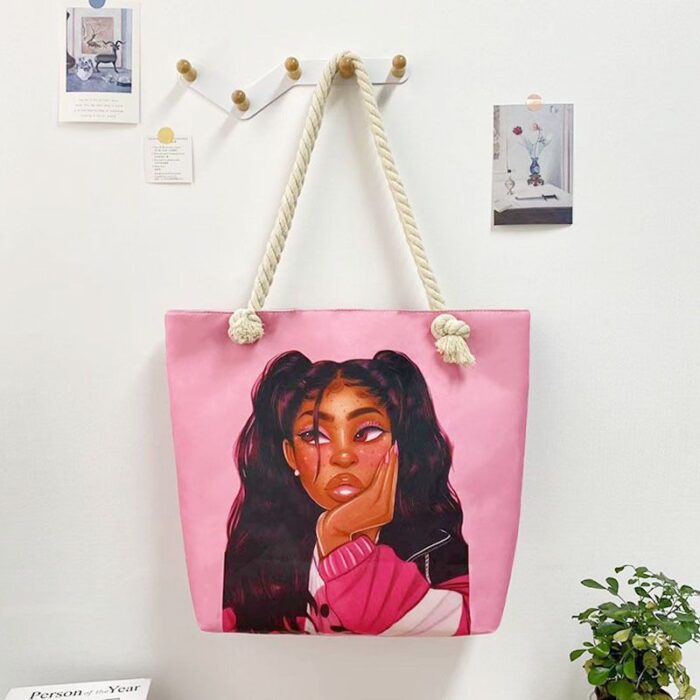 African Print Tote Bag (Big) - Image 7