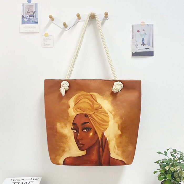 African Print Tote Bag (Big) - Image 6