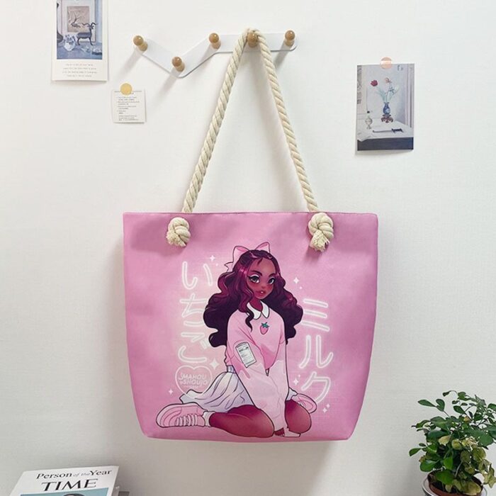 African Print Tote Bag (Big) - Image 4