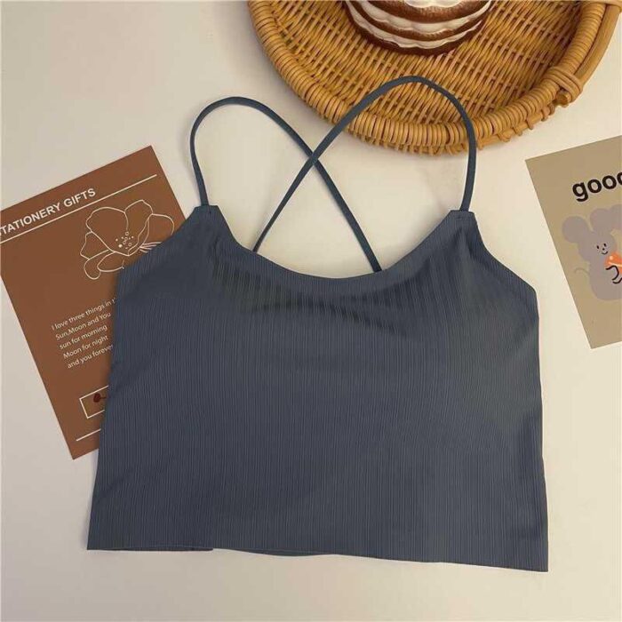 Women’s Cross Strap Sports Bra - Image 5