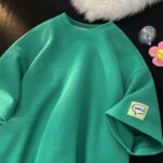 Round Neck Textured T-Shirt - Image 4