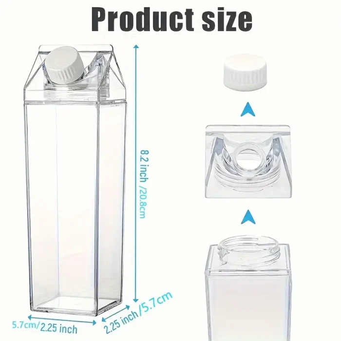 CLEAR REUSEABLE JUICE BOTTLE - Image 4