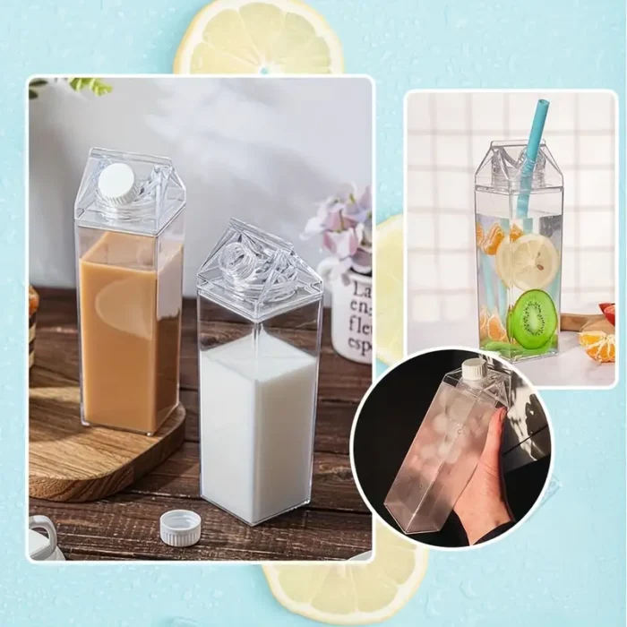 CLEAR REUSEABLE JUICE BOTTLE - Image 3