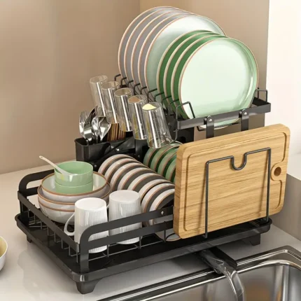2 TIER DISH DRYING RACK