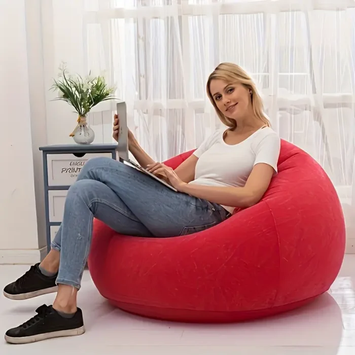 FLUFFY LAZY CHAIR (BEAN BAG) - Image 4