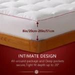 COOLING EXTRA THICK MATTRESS TOPPER - Image 5