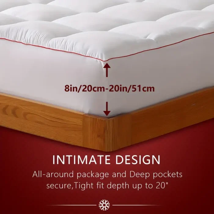 COOLING EXTRA THICK MATTRESS TOPPER - Image 5