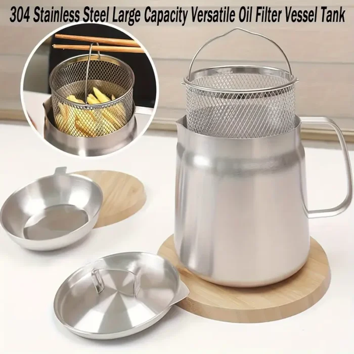 STAINLESS OIL JAR WITH DRAIN - Image 5