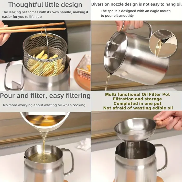 STAINLESS OIL JAR WITH DRAIN - Image 4