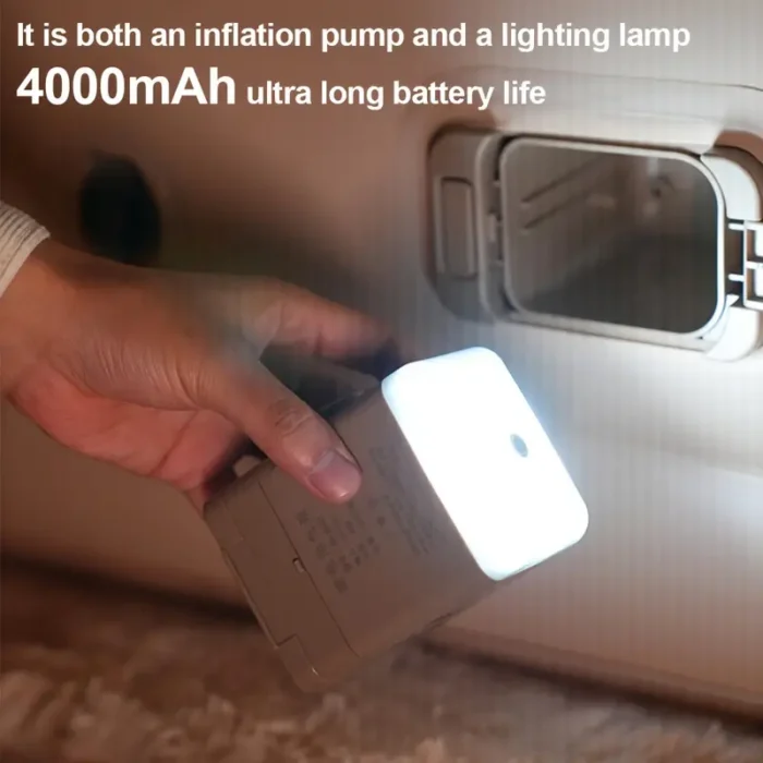 INFLATABLE AIR CUSHION BED BUILT IN AIR PUMP - Image 4
