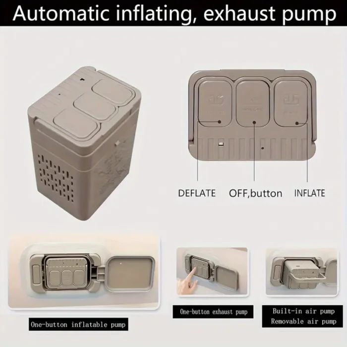 INFLATABLE AIR CUSHION BED BUILT IN AIR PUMP - Image 3