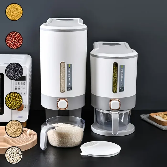 Rice Dispenser With Measuring Cup - Image 4
