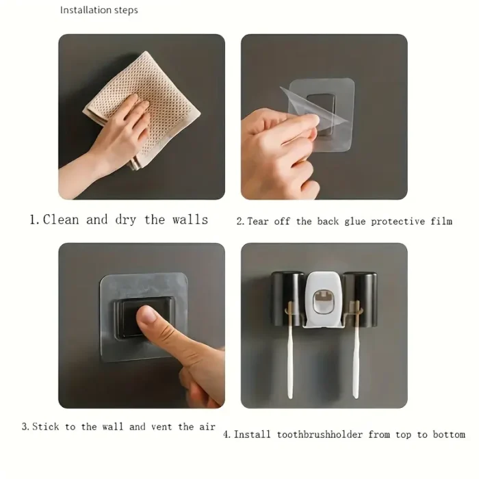 Adhesive Toothpaste Dispenser - Image 3