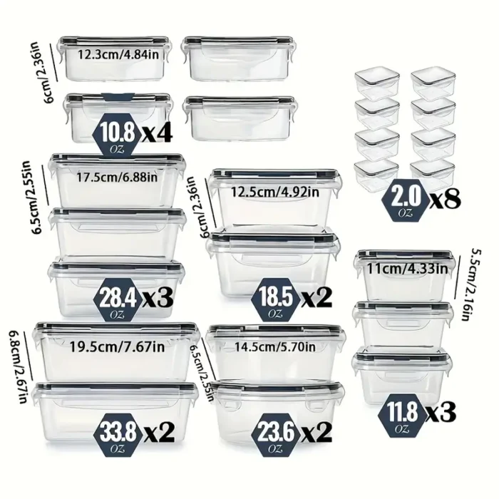 24pcs Set Kitchen Storage - Image 3