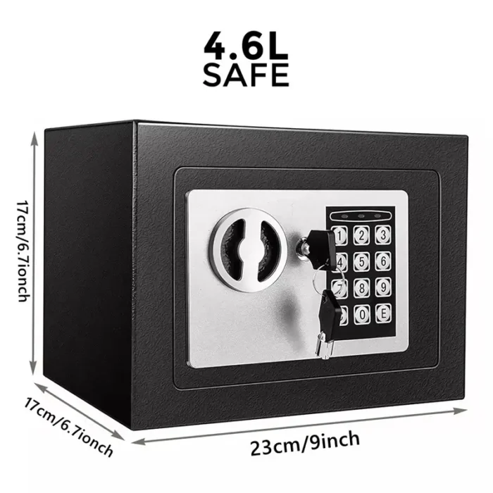 Steel Digital Safe Box - Image 4