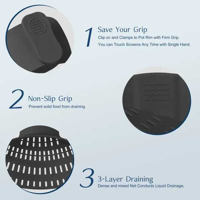 Adjustable Clip-On Strainer - Image 3