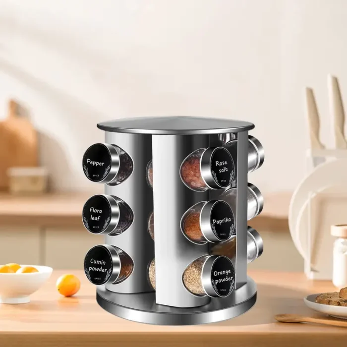 12pcs Rotating Spice Rack - Image 2