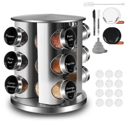 12pcs Rotating Spice Rack