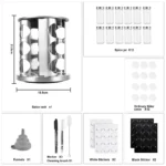 12pcs Rotating Spice Rack - Image 4