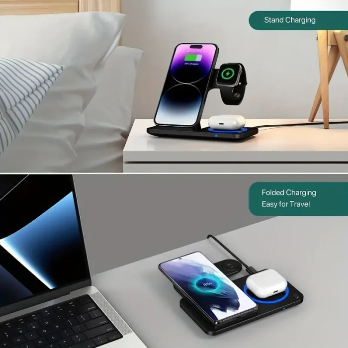 3 In 1 Foldable Wireless Charger - Image 4