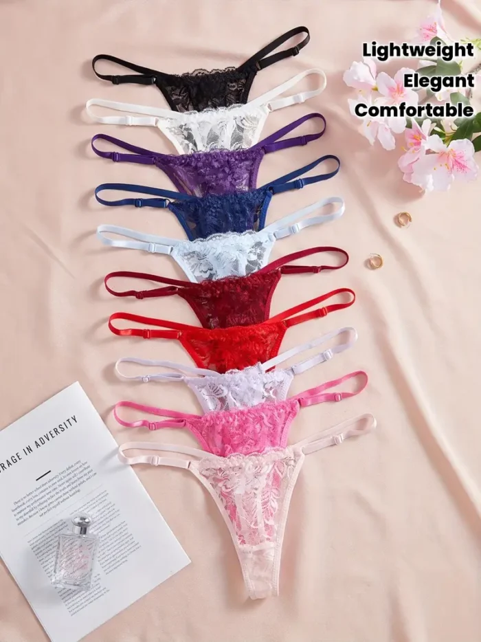 10 Colors 10pcs Women'S Thongs - Image 4