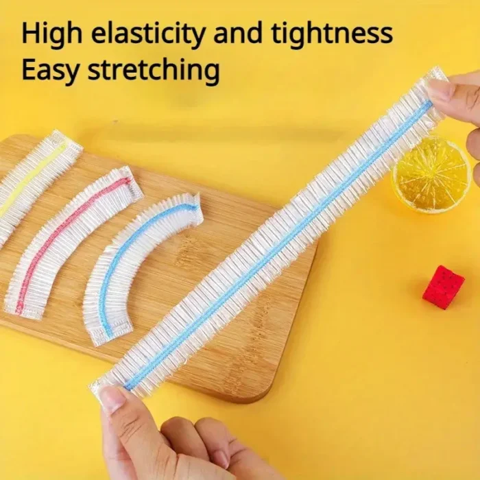 100pcs Heavy-Duty Food-Safe Plastic Wrap Bags - Image 2