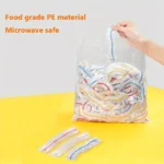 100pcs Heavy-Duty Food-Safe Plastic Wrap Bags - Image 3