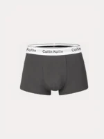 4pcs of Men's solid color flat corner underwear - Image 4